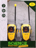 Johntoy science explorer walkie talkie