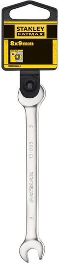 Stanley - fatmax steeksleutel 8x9mm antislip - steeksleutel - steeksleutels - 1 stuk(s)