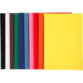 Creativ company velour papier kleur a4, 10 vellen