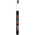 Uni posca marker pc-1mr wit - extra fine 0,7mm