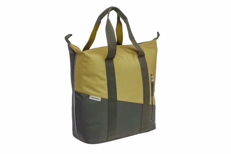 Neue Looxs Kota Fahrradtasche, 24 Liter, 45 x 18 x 36 cm, olivgelb