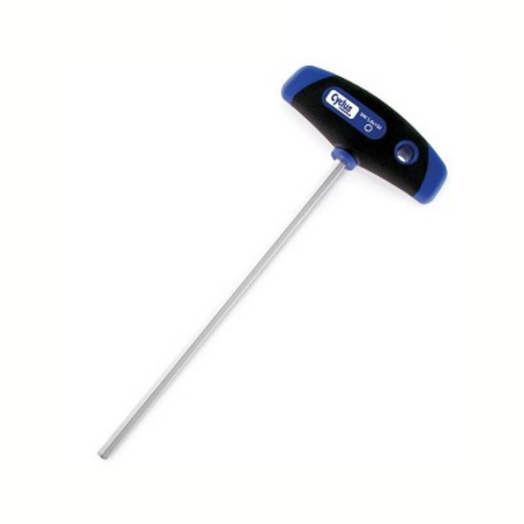 T-Greep Inbussleutel 5mm 150mm lang Cyclus 720557