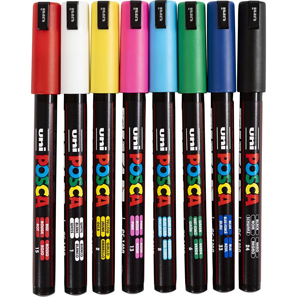 Https: www.cchobby.nl posca-marker-afm-pc-1mr-lijndikte-0-7-mm-extra-fijn-8-stuk-1-stuk