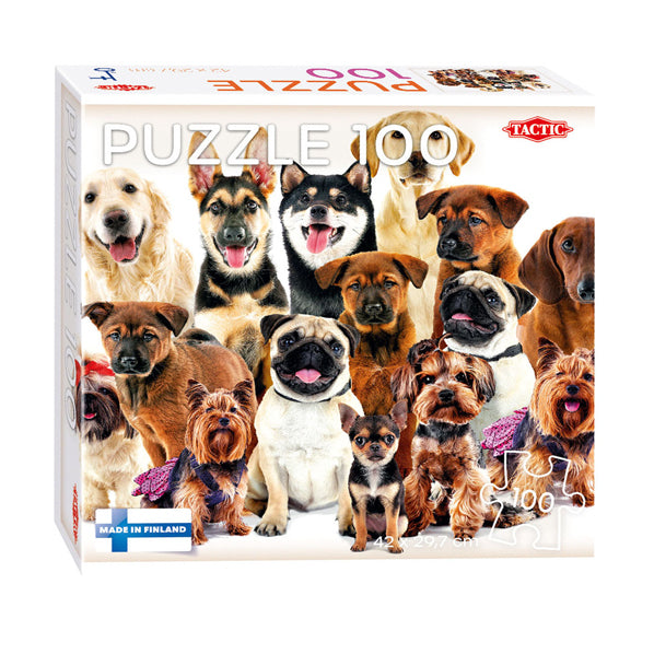 Taktische Puzzlegruppe kleiner Hunde, 100..