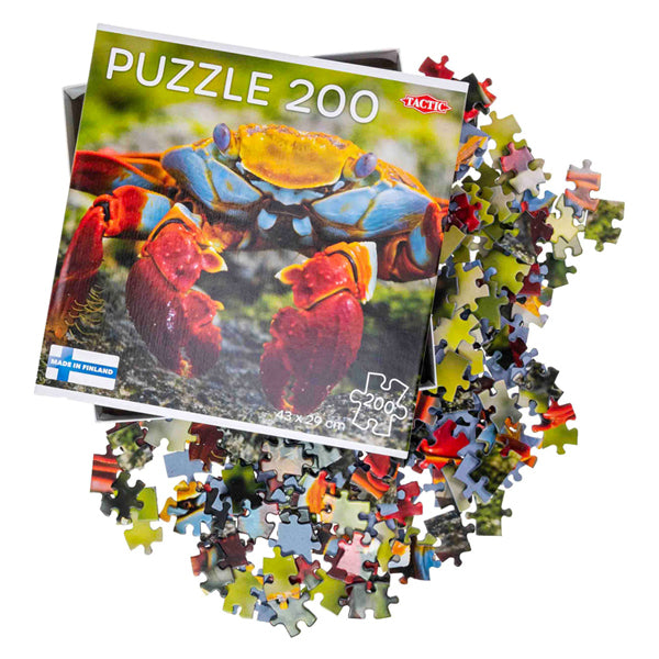 Taktik-Puzzle bunte Krabbe, 200 Teile.