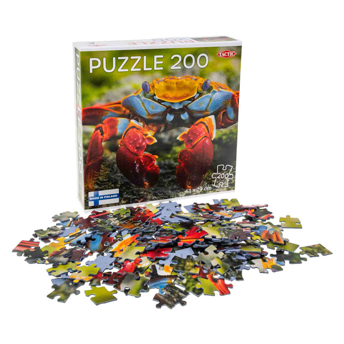 Taktik-Puzzle bunte Krabbe, 200 Teile.