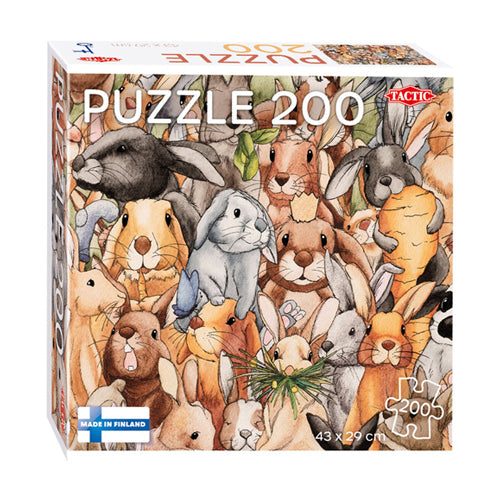 Taktik-Puzzle Hasen, 200 Teile.