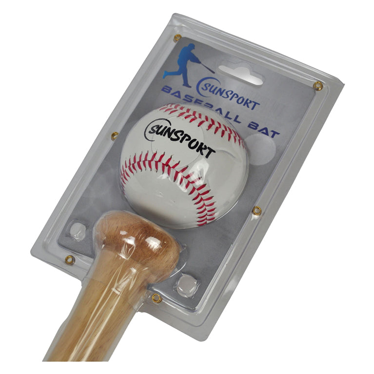 Tactic bex sunsport honkbalknuppel met bal, 86cm