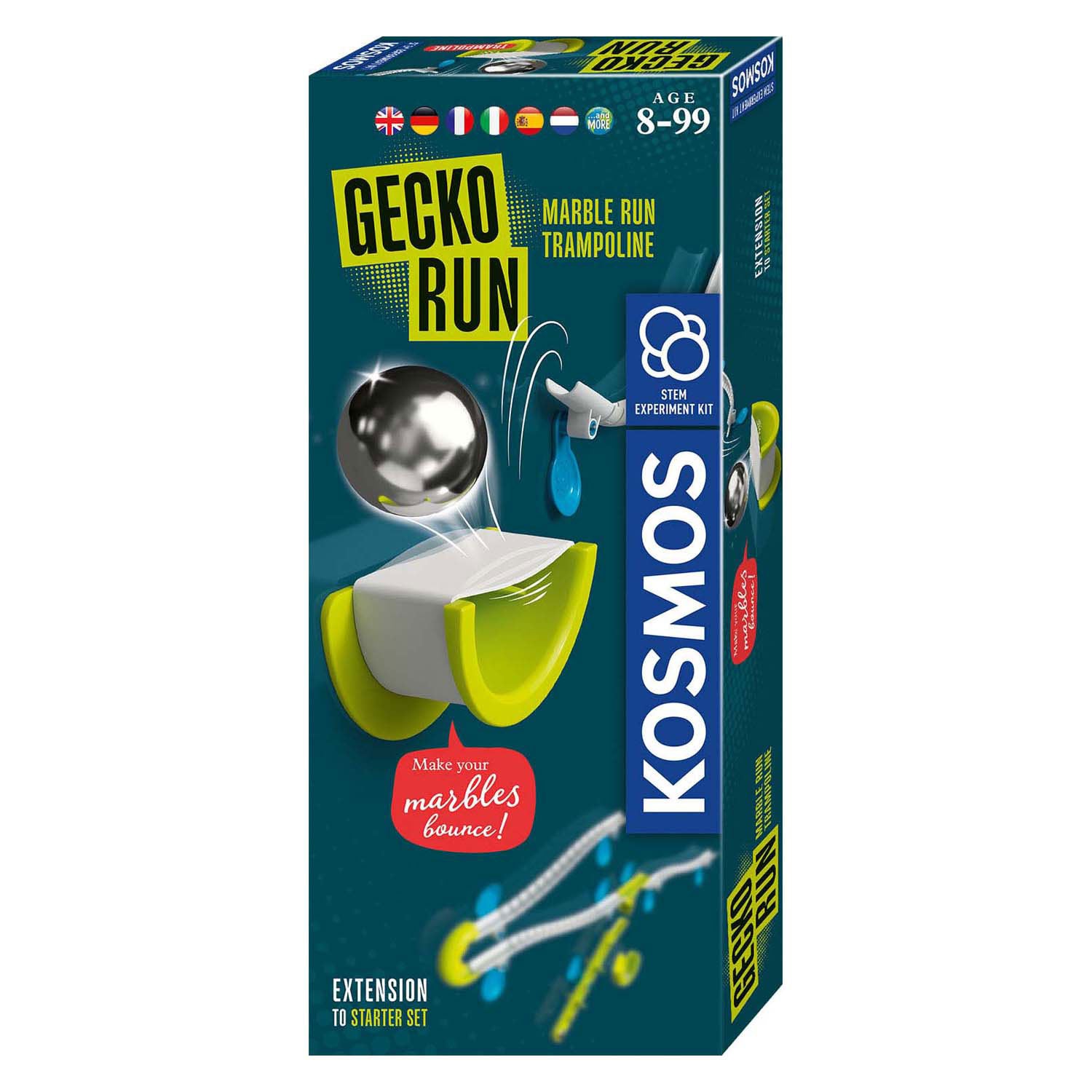 Cosmos Gecko Run – Erweiterung für Murmelbahn-Trampolin