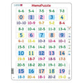 Selecta Larsen Memo-Puzzle - Subtraktion mit Zahlen von 0-20, 40 Teile.