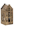Mansion atmosphere decohanger huis antiek goud 8x8x18,5cm