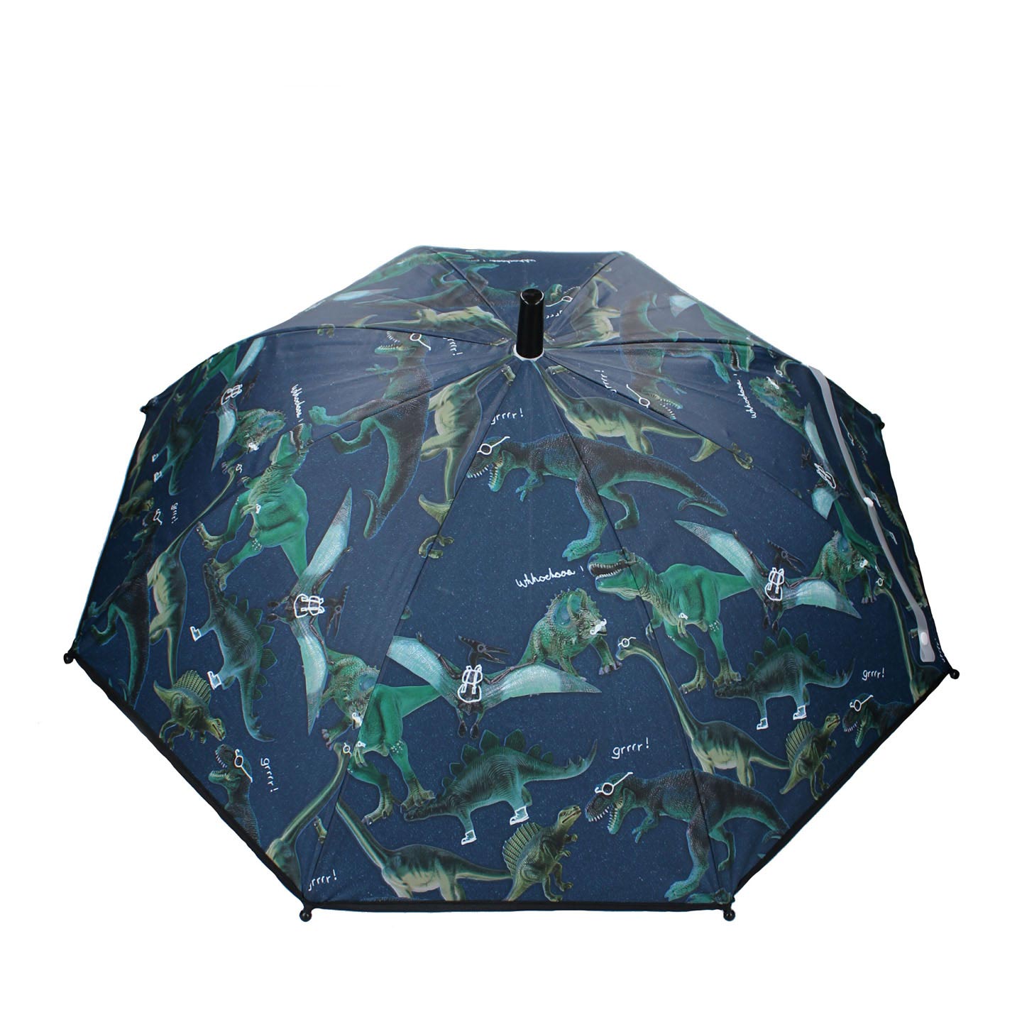 Basic paraplu dino's blauw groen