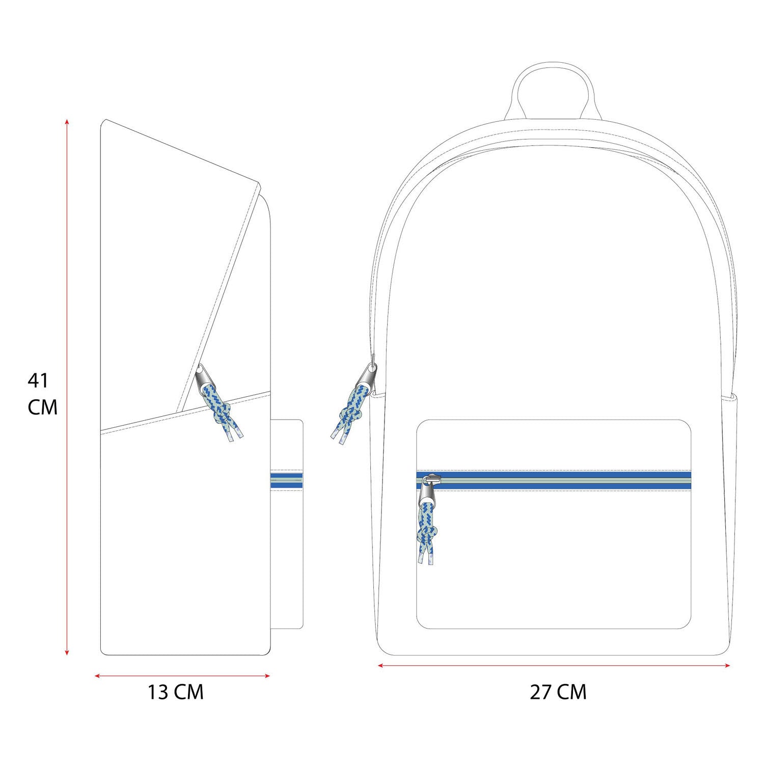 Vadobag Rucksack, Roller, geht Sie nichts an, schwarz