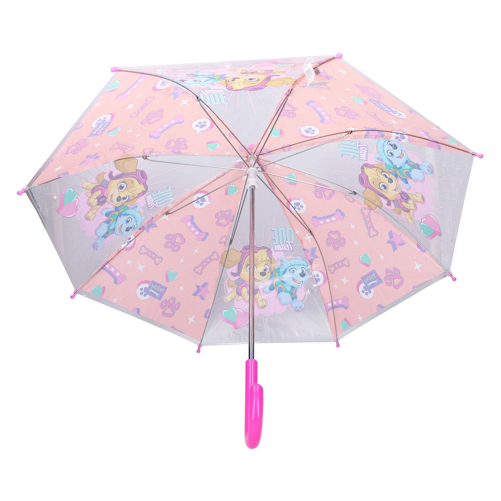 Paw patrol kinderparaplu 78 cm roze