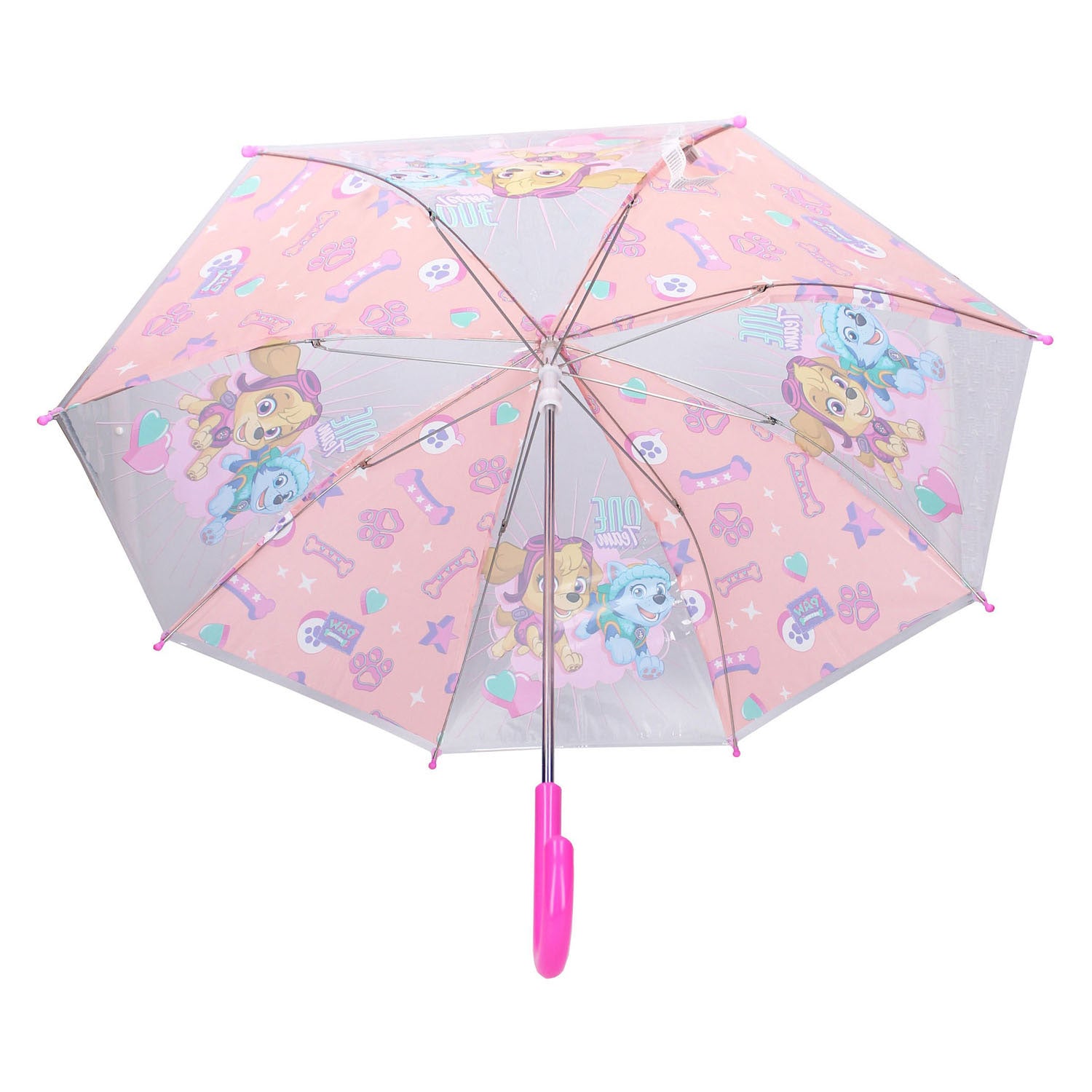 Paw patrol kinderparaplu 78 cm roze