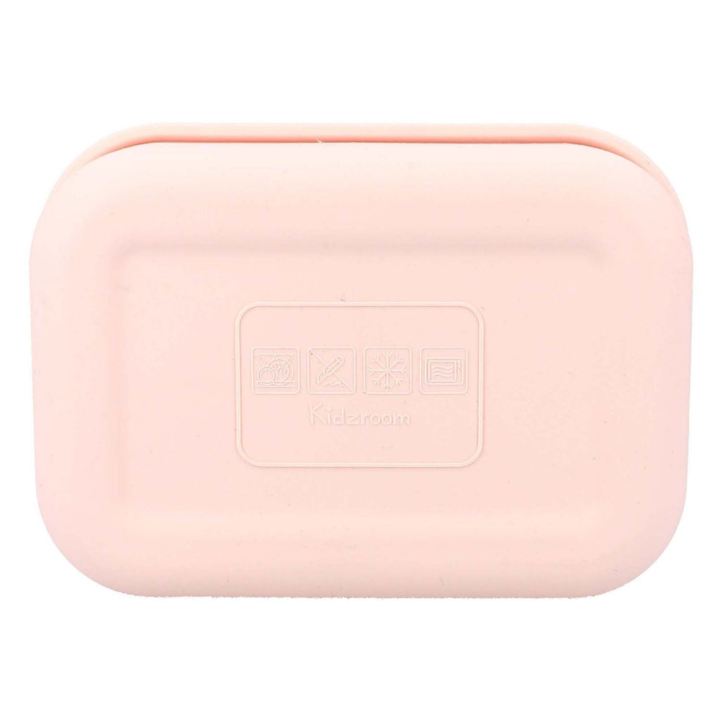 Kidzroom magical meadows lunchbox - 1.2 l - 6 x 17 x 12 cm - roze - hartjes