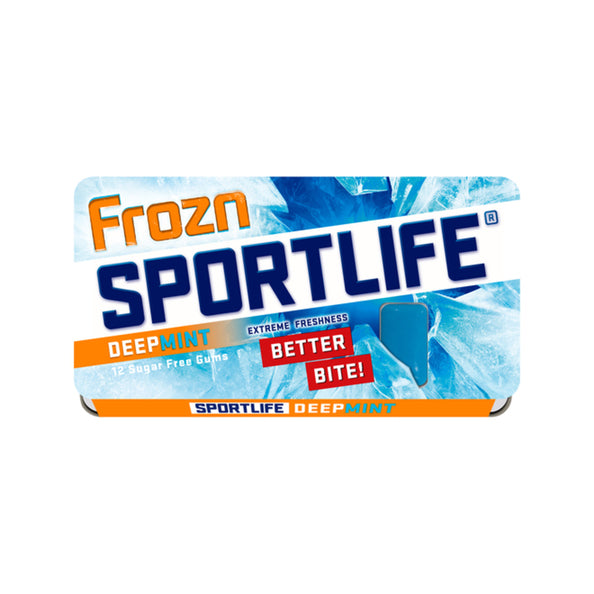 Sportlife frozn deepmint kauwgom doos - 48 pakjes - 48x18g