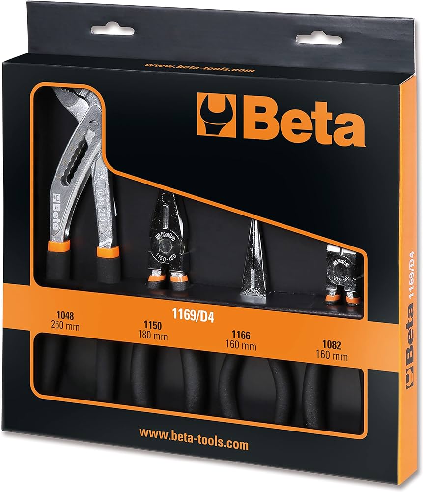 4-teiliges Zangenset Beta Tools 1169 D4