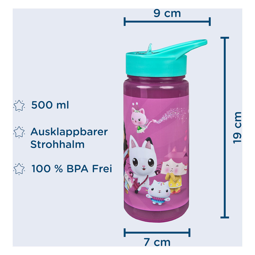 Undercover Gabby's Puppenhaus-Trinkflasche, 500 ml