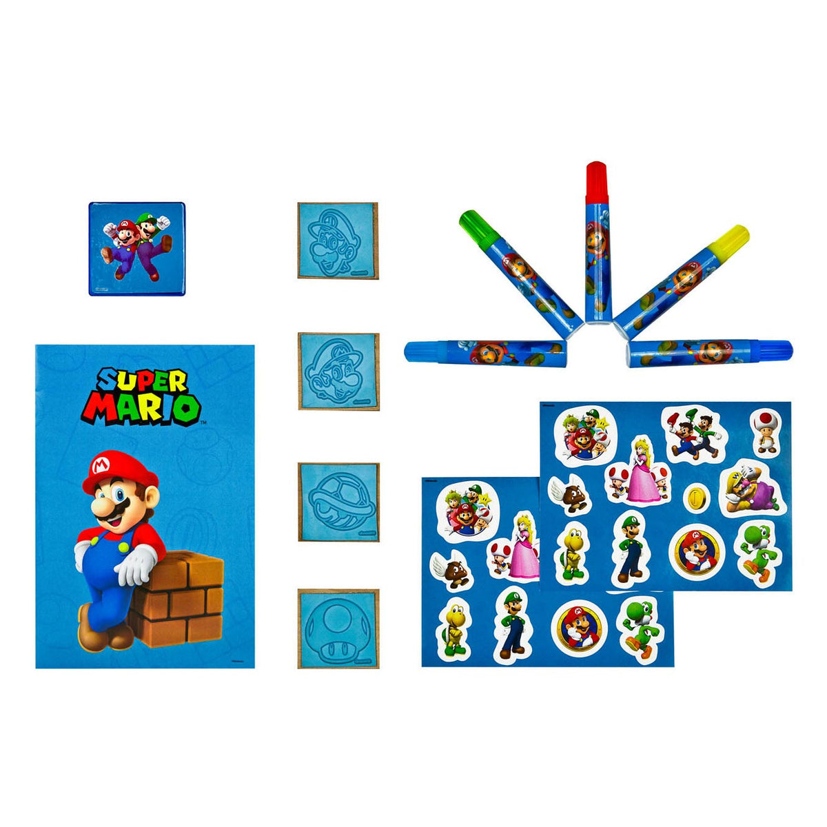 Under cover super mario mega stempelset