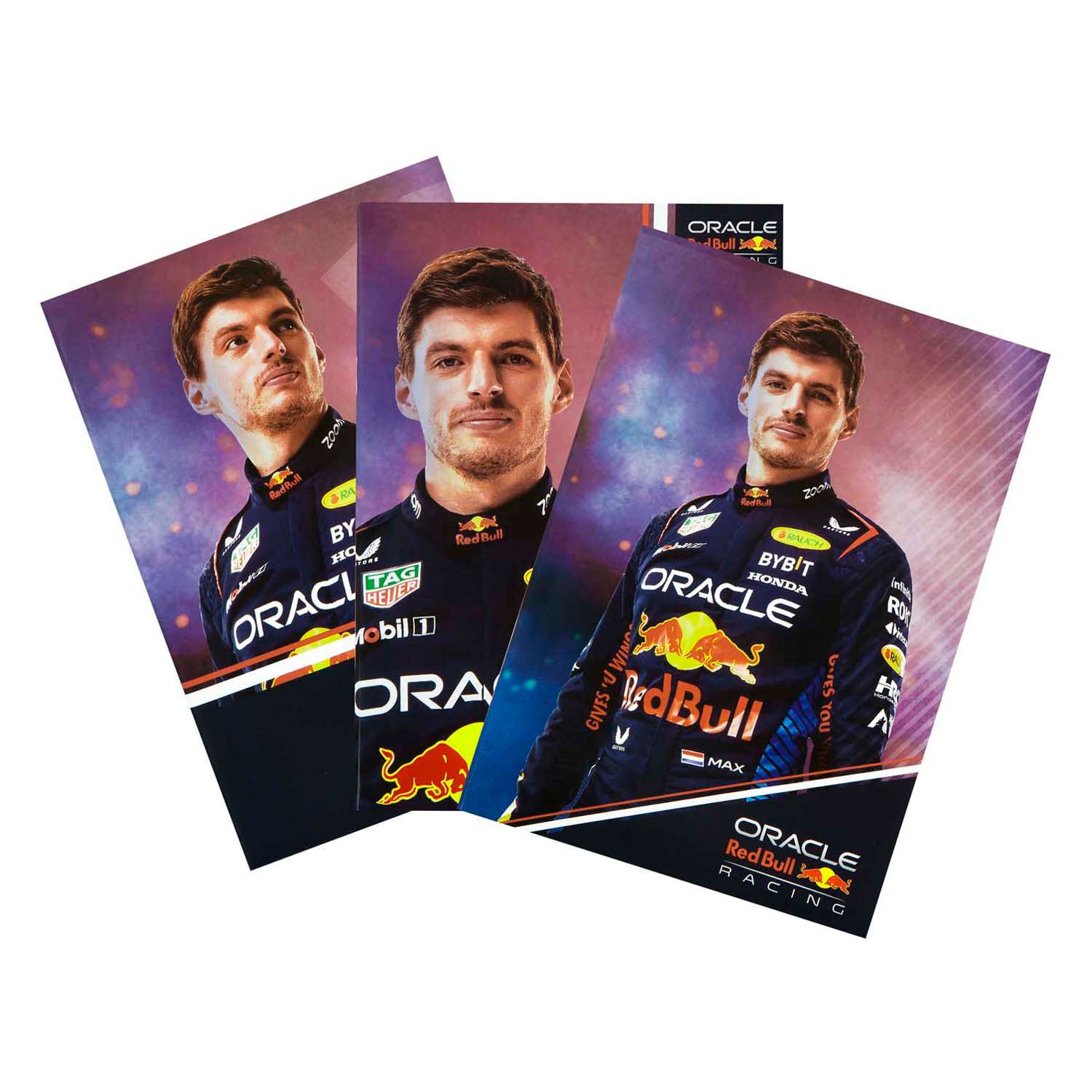 Undercover Notebooks Set Red Bull Racing Max Verstappen, 3 Stück.