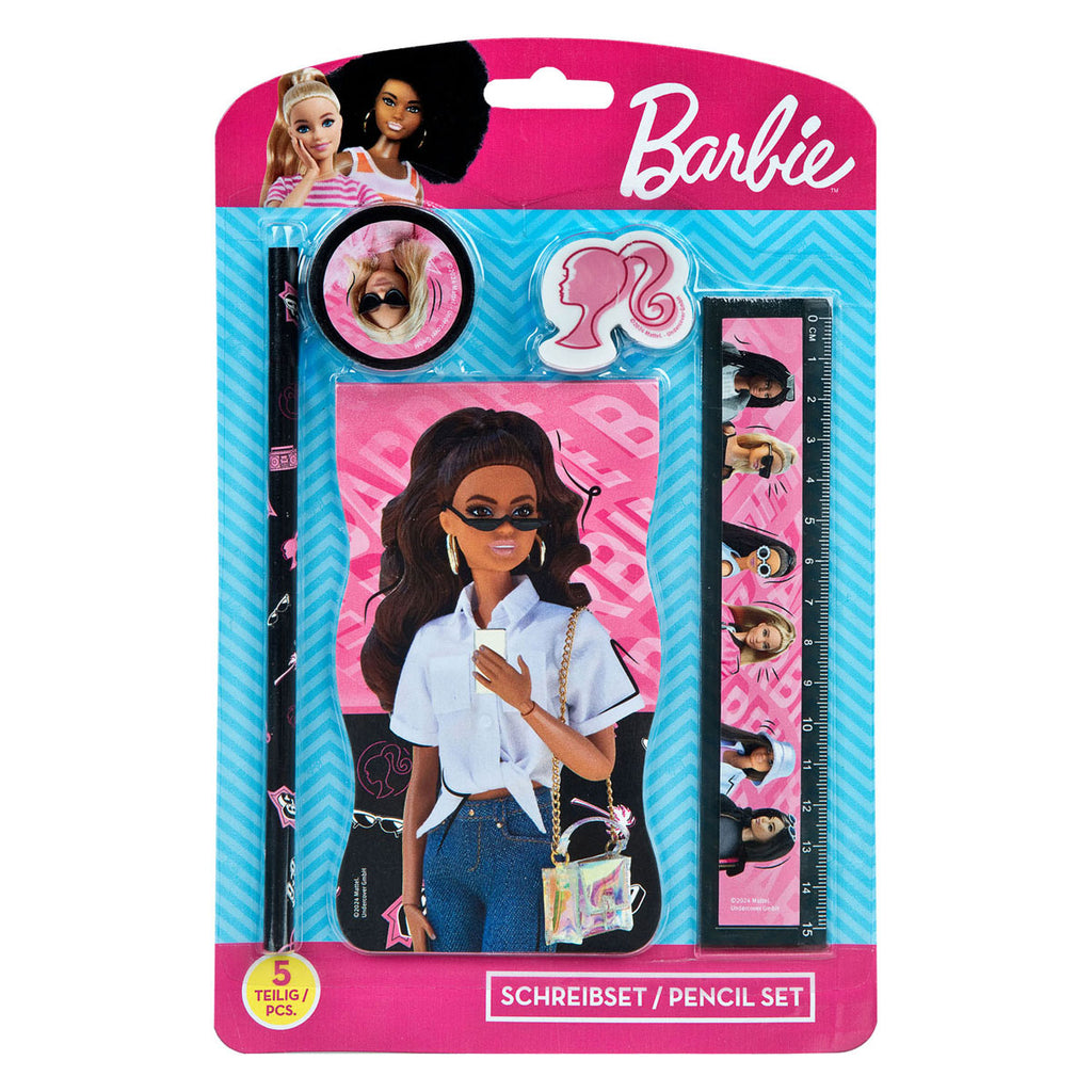 Undercover Writing Set Barbie, 5-teilig.