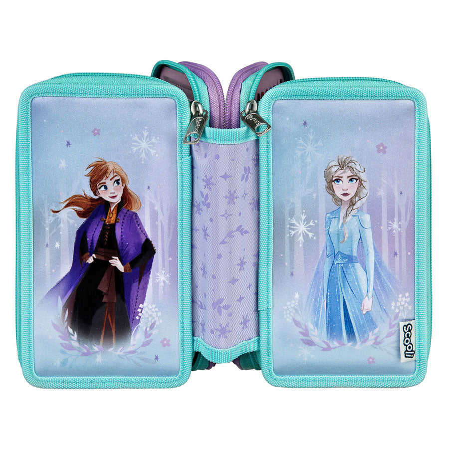 Undercover 3-vaks gevulde etui disney frozen