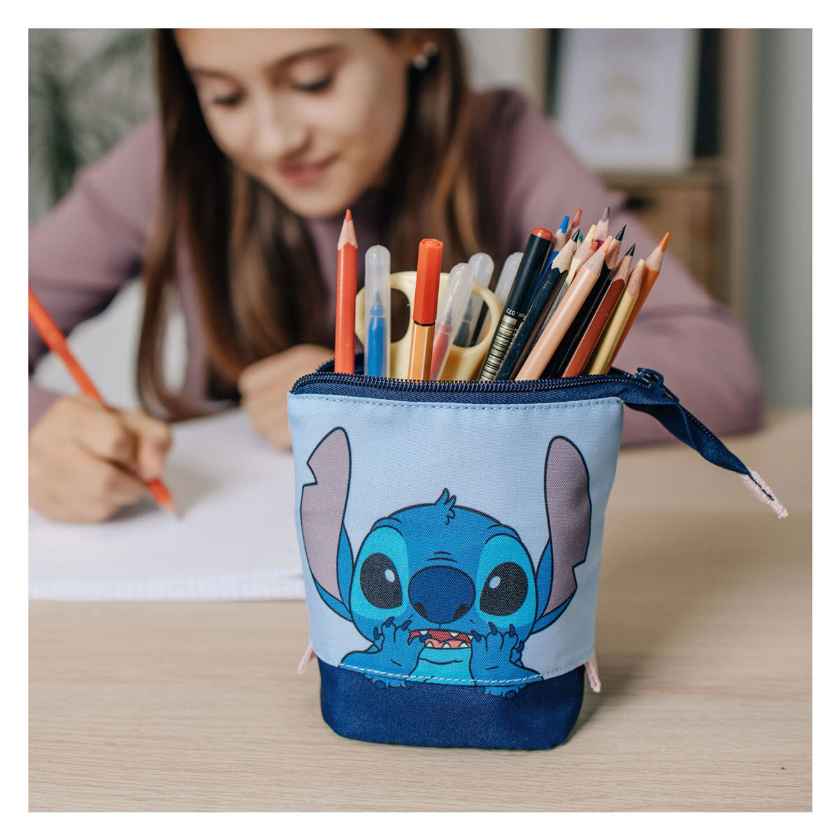 Lilo stitch etui en pennenhouder 2in1 stitch