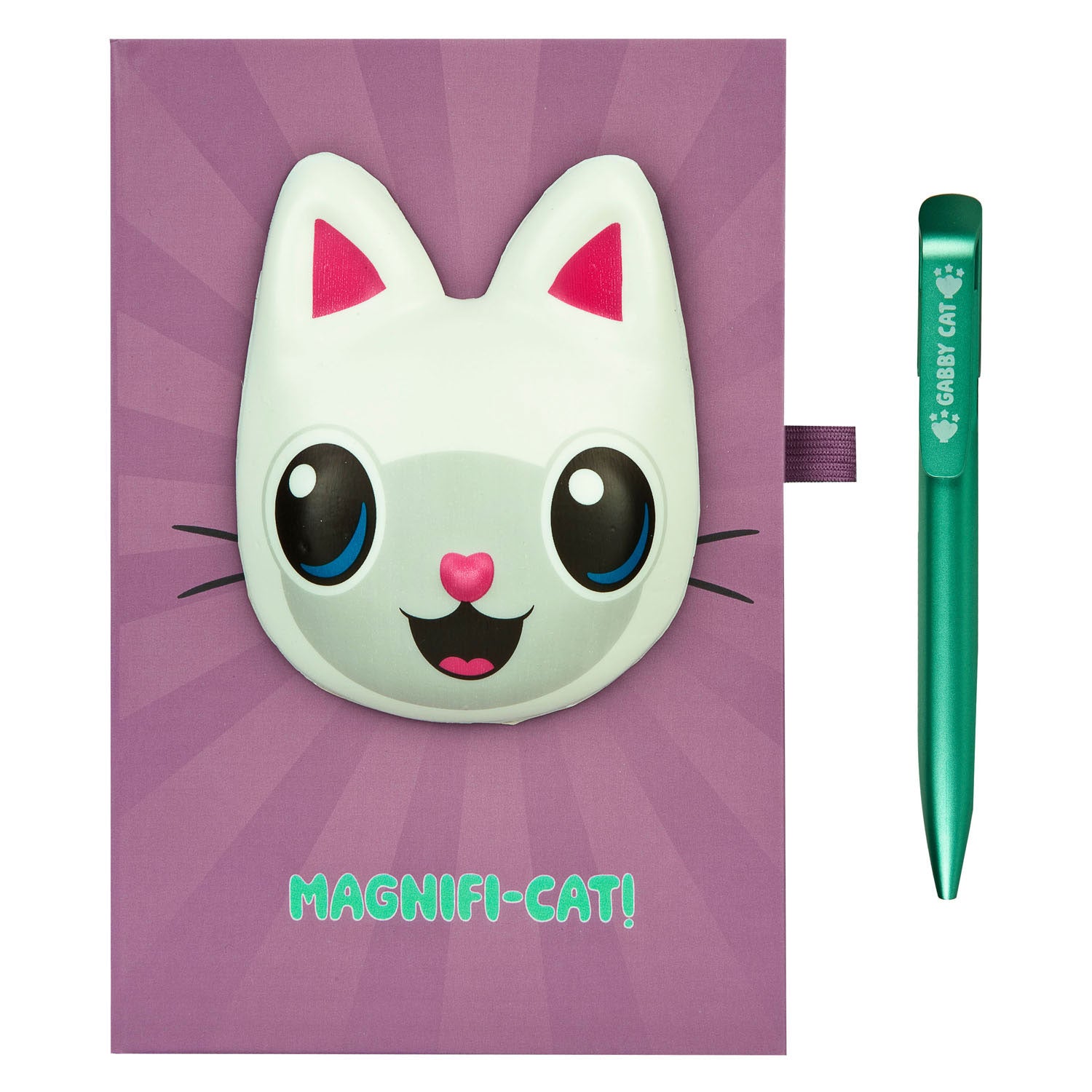 Undercover Squishy Notizbuch, Gabbys Puppenhaus mit Stift