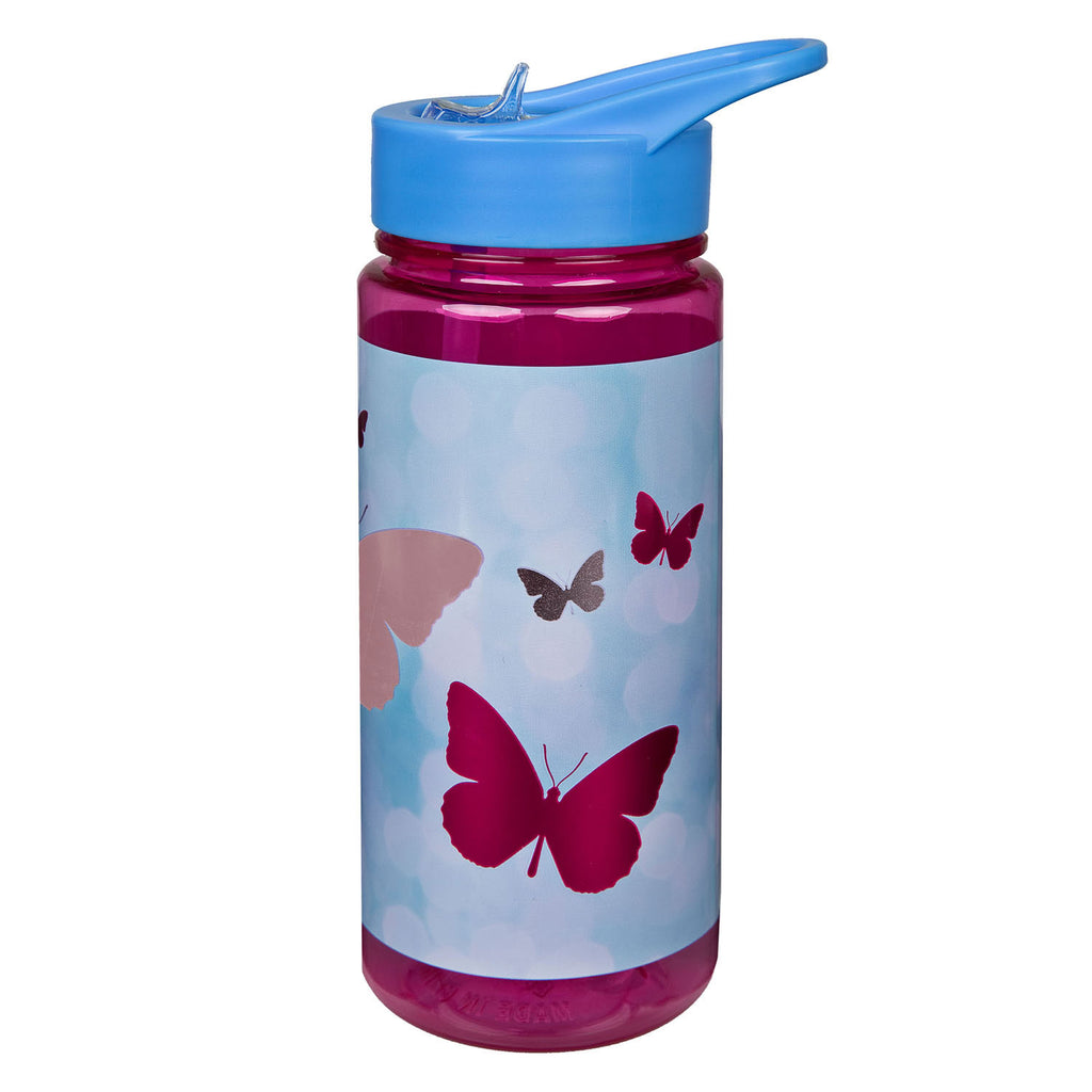 Undercover Aero Trinkflasche mit Schmetterlingsmotiv, 500 ml