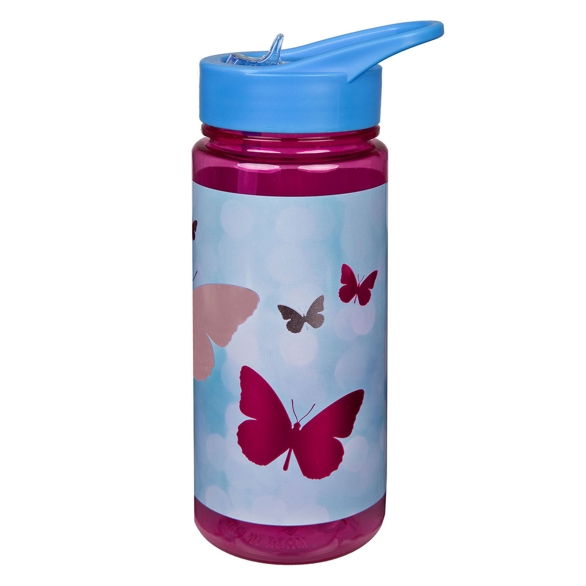 Undercover Aero Trinkflasche mit Schmetterlingsmotiv, 500 ml