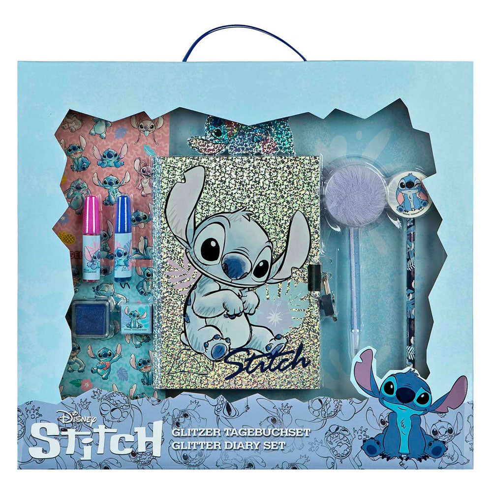 Undercover Stitch Glitzer-Tagebuch-Set