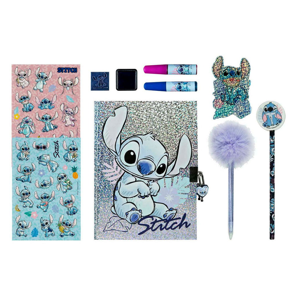 Undercover Stitch Glitzer-Tagebuch-Set