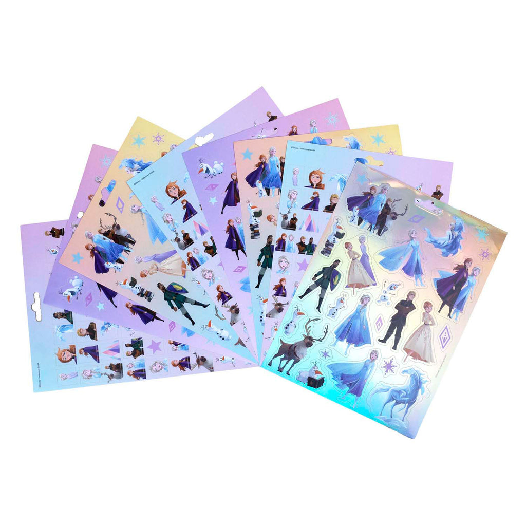 Frozen Undercover Stickerbuch mit 8 Bögen