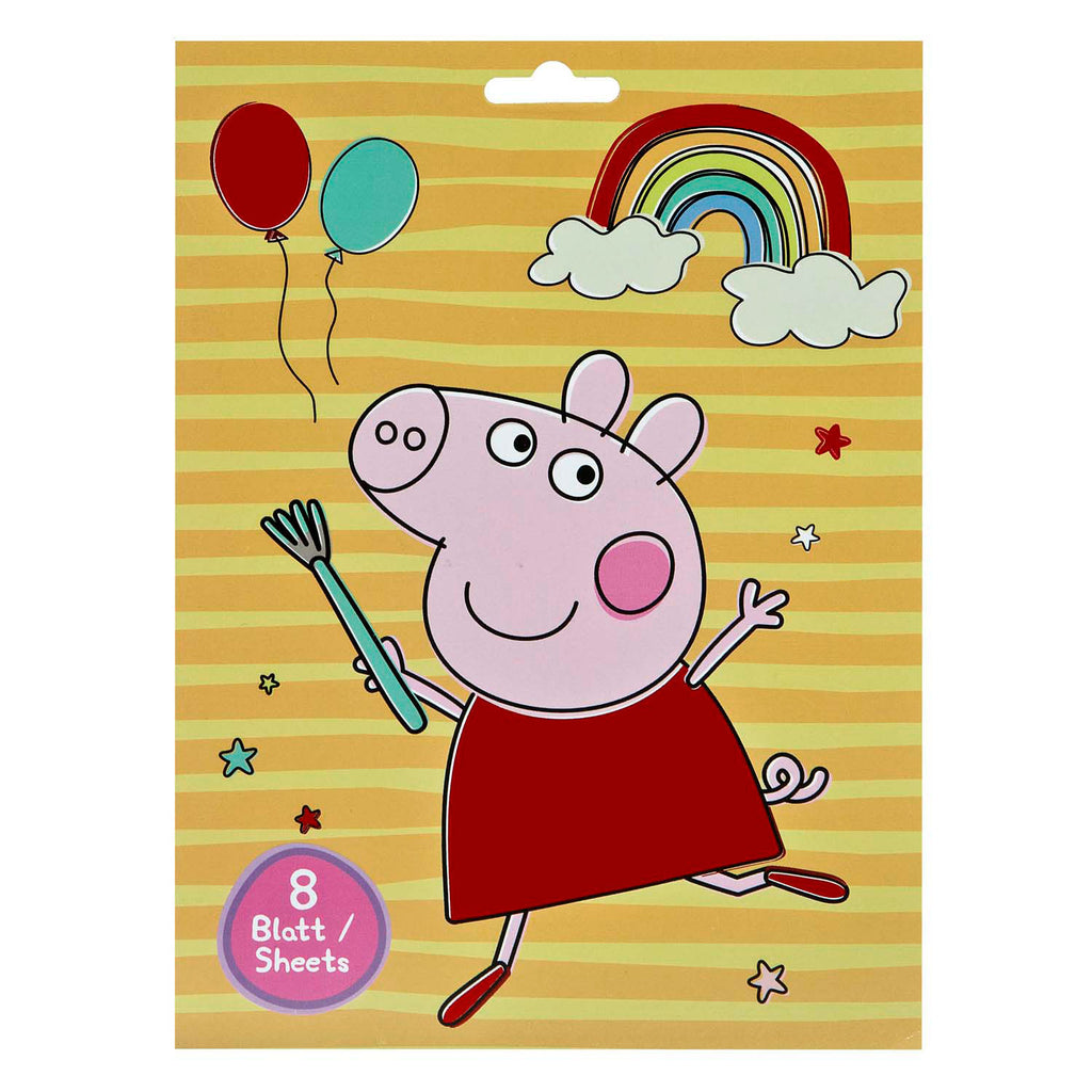Peppa Pig Undercover Stickerbuch mit 8 Bögen