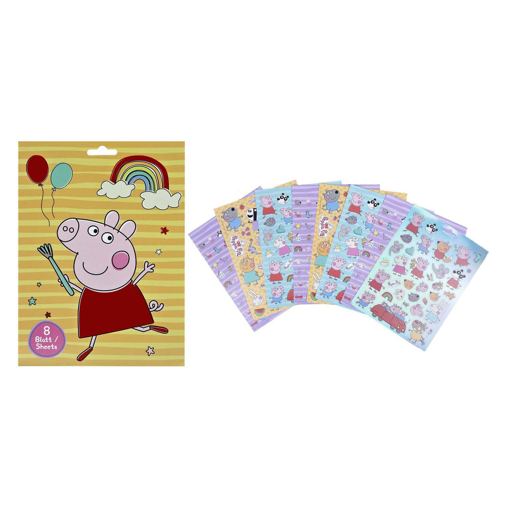Peppa Pig Undercover Stickerbuch mit 8 Bögen
