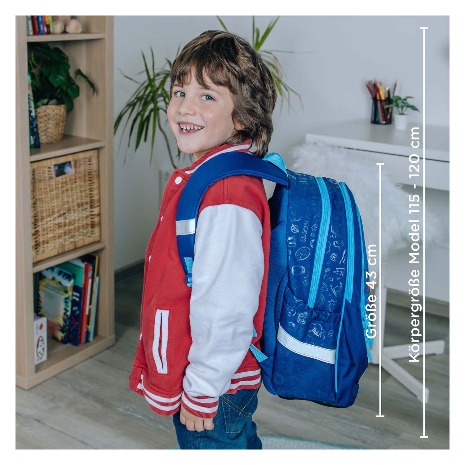 Undercover Ergonomic School Backpack Captain America