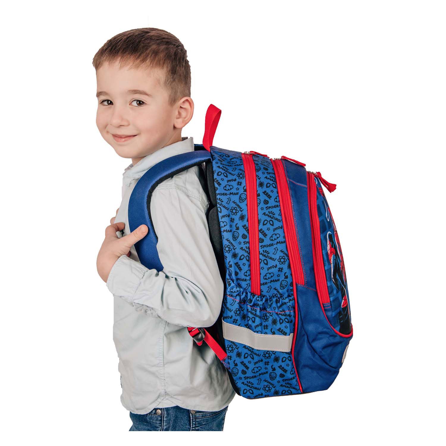 Ergonomischer Schulrucksack im Undercover-Design: Spider-Man