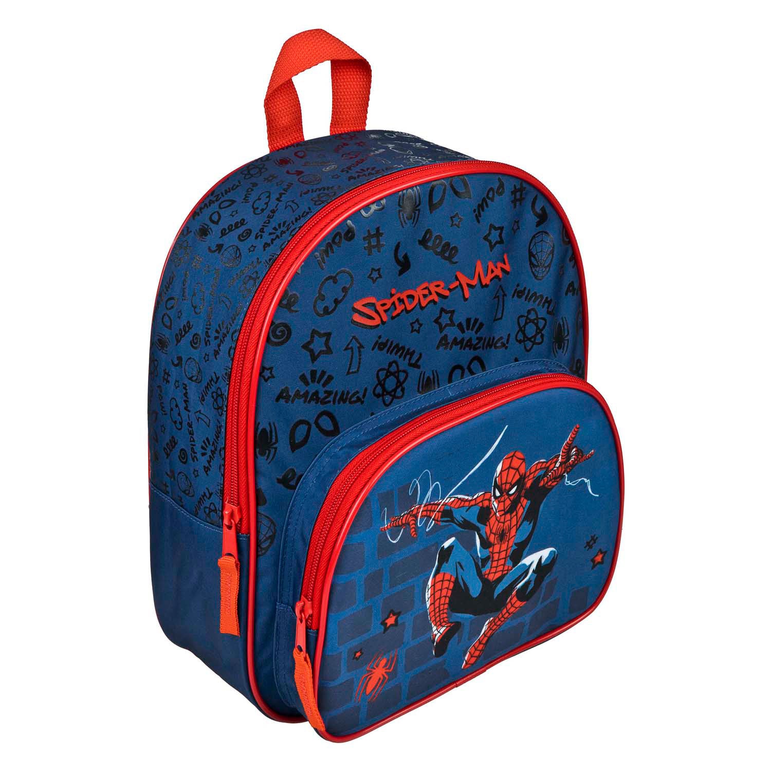 Undercover Spiderman Rucksack 30x25x10 cm blau rot