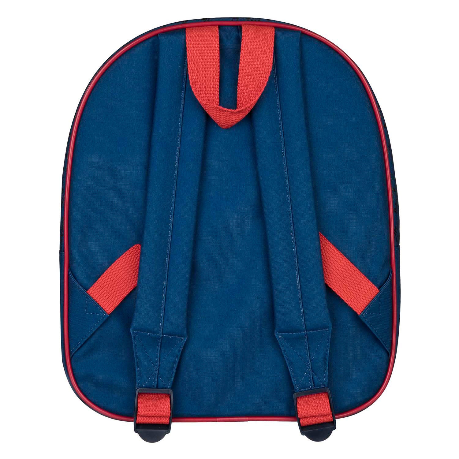 Undercover Spiderman Rucksack 30x25x10 cm blau rot