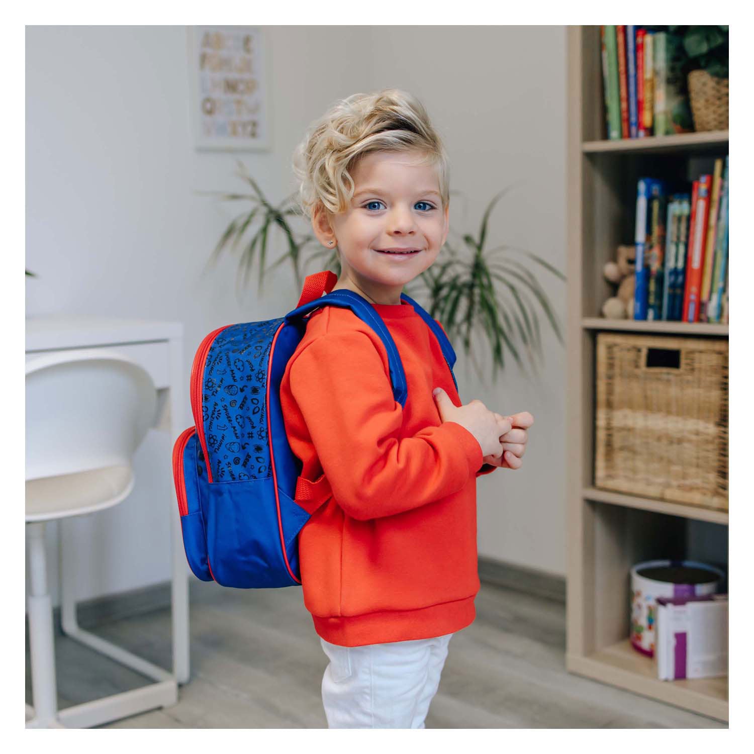 Undercover Spiderman Rucksack 30x25x10 cm blau rot