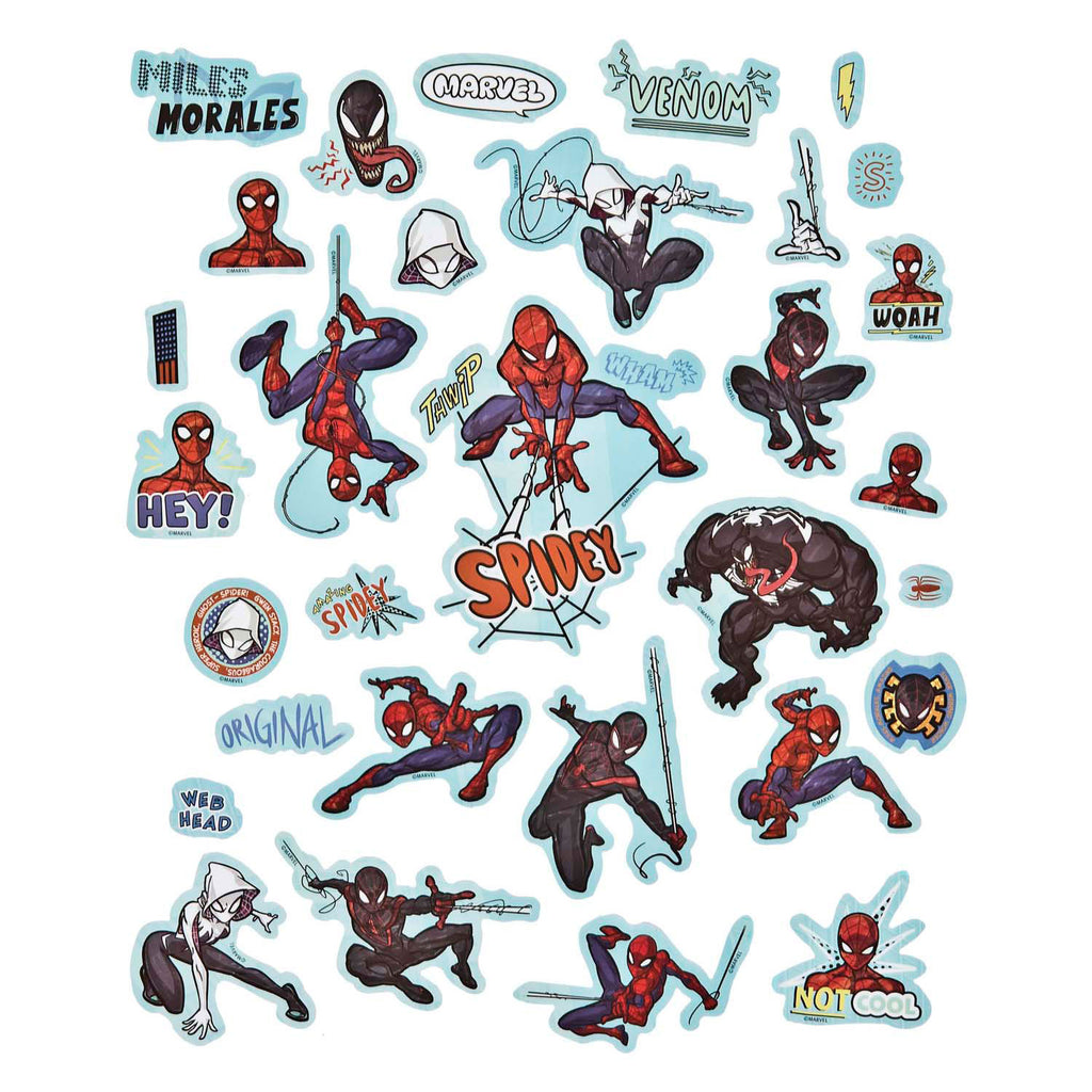 Undercover super sticker set spiderman - 500+st..
