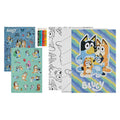 Undercover bluey kleurset kleurblok met potloden en stickers voor kinderen.