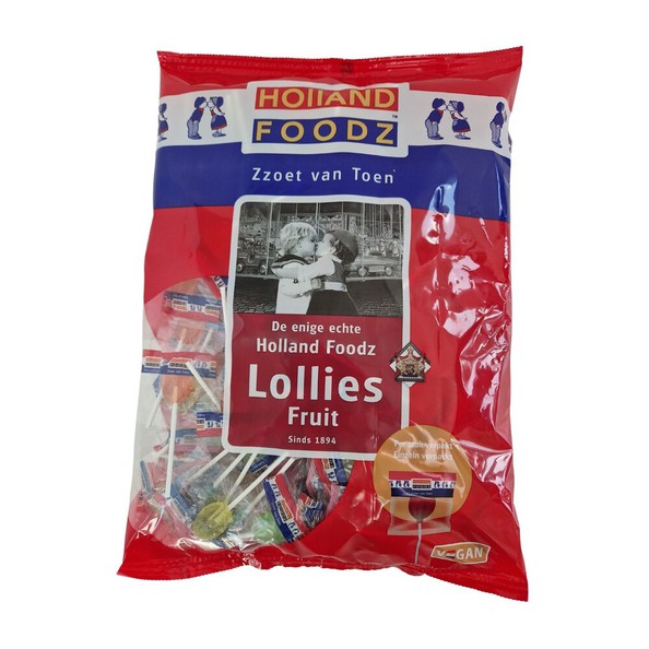 Holland foodz fruit lollipopz (200 stuks)