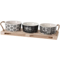 Excellent houseware serveerset tapas op pallet 4-delig