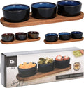 Excellent houseware serveerset op plank 4-delig 32,5x11x5cm