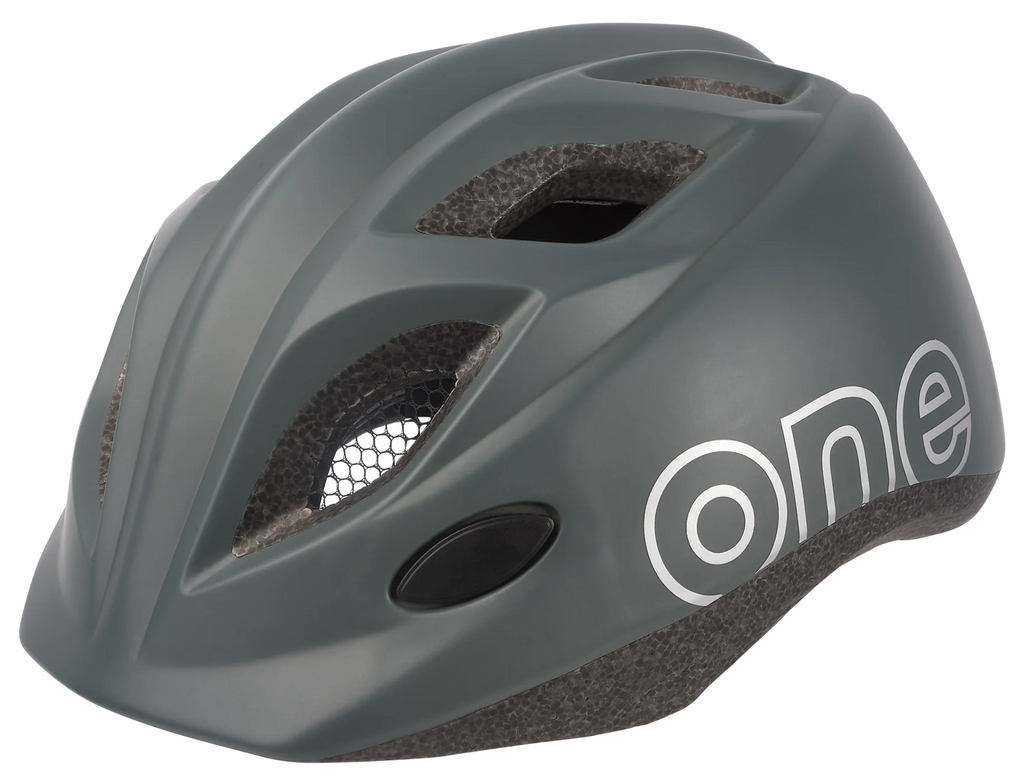 Bobike One Plus Fahrradhelm, Größe 52-56 cm, Urbangrau