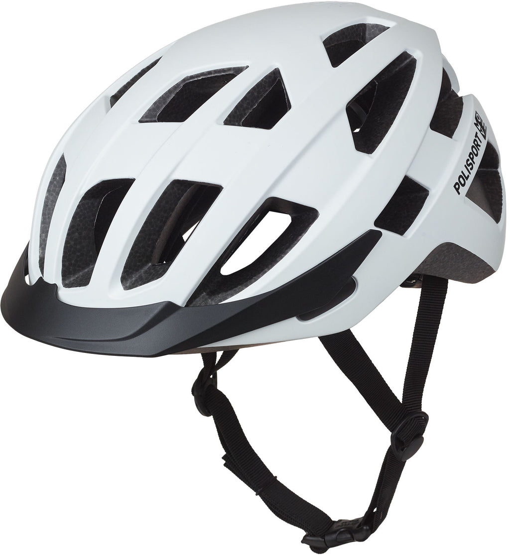 Polisport City-Move Helm, Größe L, weiß matt