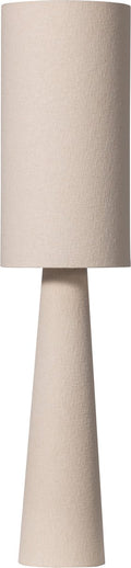 Woood loft vloerlamp - metaal bouclé - naturel - 130xø30 cm