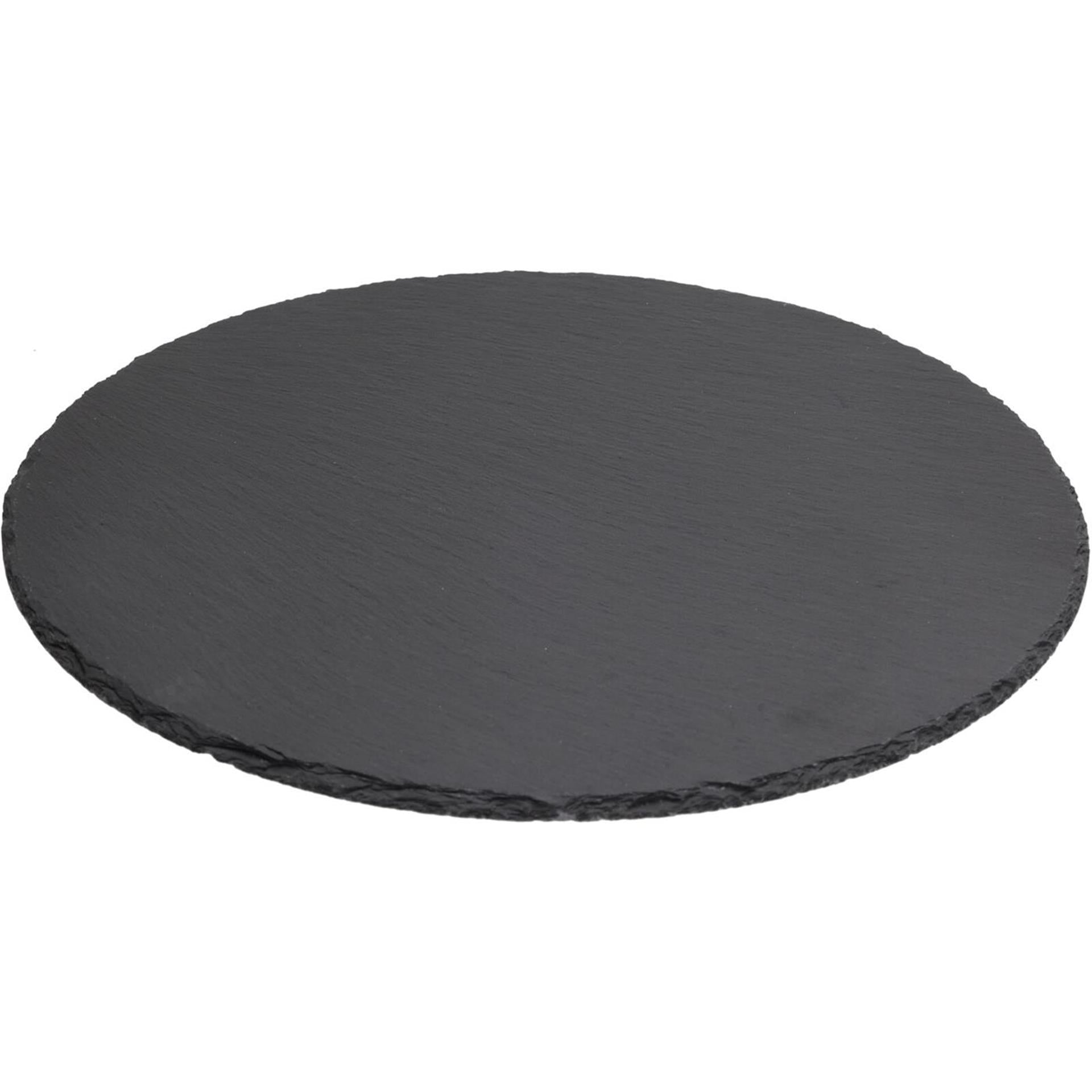 Excellent houseware serveerplateau leisteen ø28cm